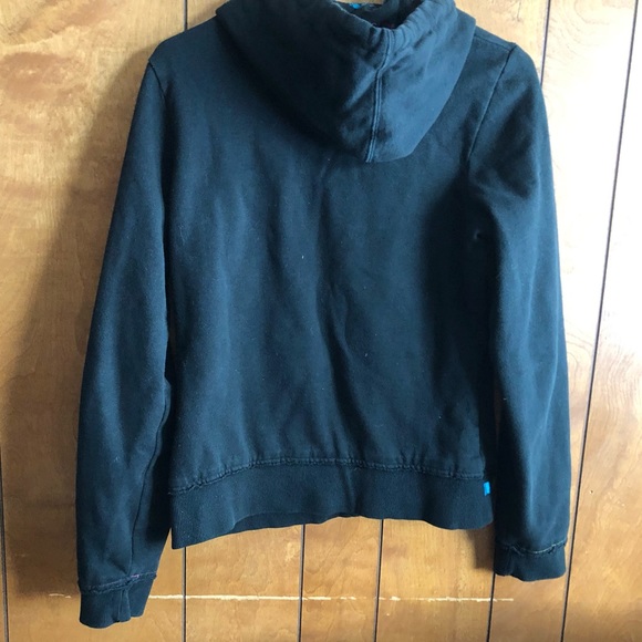 Reversible Billabong Black Jacket Coat Long Sleeve Front Zipper - Picture 11 of 11